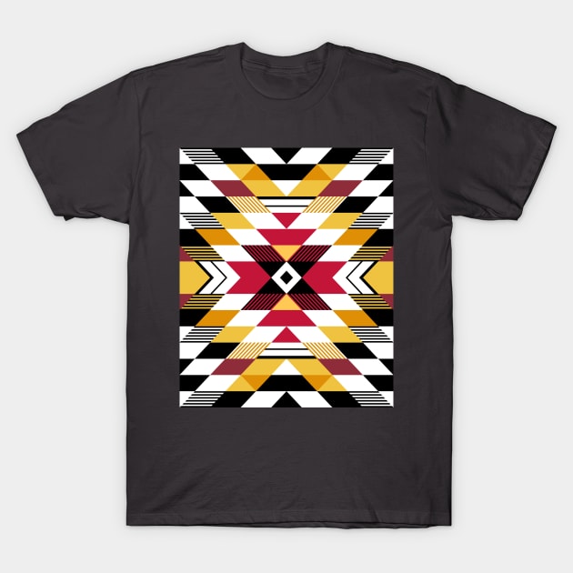 Modern Tribal Pattern T-Shirt by marieltoigo